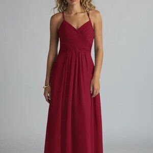 Azazie Haleigh Dress - Burgundy - Excellent Condition